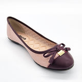 Moleca 5027-1407 Strappy Kitten Heel Pointy Toe Nump in Pink/Wine