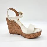 Vizzano 6283-2000 Wedge Sandal in Off White Napa