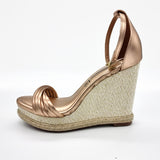 Vizzano 6283-6113 Ankle Strap Wedge Sandal in Rose Gold