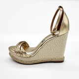 Vizzano 6283-6113 Ankle Strap Wedge Sandal in Golden