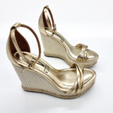 Vizzano 6283-6113 Ankle Strap Wedge Sandal in Golden