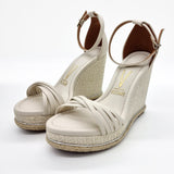 Vizzano 6283-4413 Ankle Strap Wedge Sandal in Off White