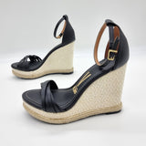 Vizzano 6283-4413 Ankle Strap Wedge Sandal in Black