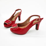 Vizzano 1840-321 Slingback Pump in Red Patent