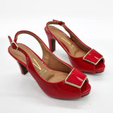 Vizzano 1840-321 Slingback Pump in Red Patent