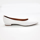 Vizzano 1206-200 Pointy Toe Flat in White Napa