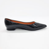 Vizzano 1206-200 Pointy Toe Flat in Black Napa