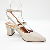 Vizzano 1290-824 Strappy Pointy Toe Pump in Beige