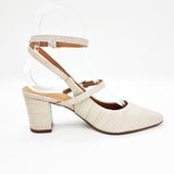 Vizzano 1290-824 Strappy Pointy Toe Pump in Beige