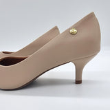 Vizzano 1122-828 Kitten Heel Pointy Toe Pump in Beige Napa