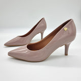 Vizzano 1185-702 Pointy Toe Pump in Taupe Patent