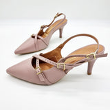 Vizzano 1185-1124 Pointy Toe Slingback Pump in Taupe Napa