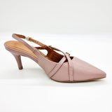 Vizzano 1185-1124 Pointy Toe Slingback Pump in Taupe Napa