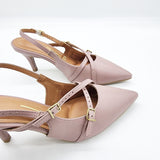 Vizzano 1185-1124 Pointy Toe Slingback Pump in Taupe Napa