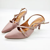 Vizzano 1185-1124 Pointy Toe Slingback Pump in Taupe Napa