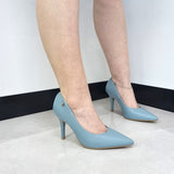 Vizzano 1184-1101 Pointy Toe Pump in Turquoise Napa