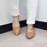 Beira Rio 4134-446 Slip-on Flat in Nude