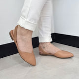 Beira Rio 4134-446 Slip-on Flat in Nude