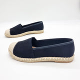 Moleca 5801-101 Round Toe Espadrille Flat in Black