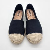 Moleca 5801-101 Round Toe Espadrille Flat in Black