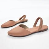 Beira Rio 4134-446 Slip-on Flat in Nude