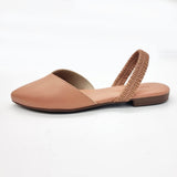 Beira Rio 4134-446 Slip-on Flat in Nude