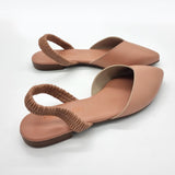 Beira Rio 4134-446 Slip-on Flat in Nude