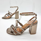 Vizzano 6409-217 Block Heel Sandal in Titanium