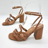 Vizzano 6409-217 Block Heel Sandal in Camel