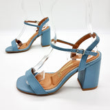 Vizzano 6409-208 Block Heel Sandal in Turquoise