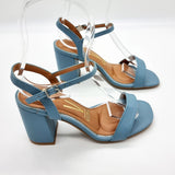 Vizzano 6409-208 Block Heel Sandal in Turquoise