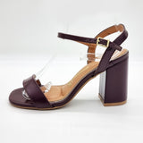 Vizzano 6409-208 Block Heel Sandal in Burgundy