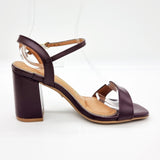 Vizzano 6409-208 Block Heel Sandal in Burgundy