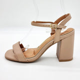 Vizzano 6409-208 Block Heel Sandal in Beige