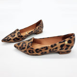 Vizzano 1206-261 Pointy Toe Flat in Multi Beige