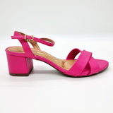 Vizzano 6291-927 Block Heel Sandal in Pink Napa