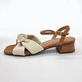 Vizzano 6454-120 Low Heel Sandal in Camel