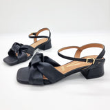 Vizzano 6454-120 Low Heel Sandal in Black