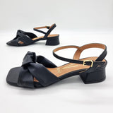 Vizzano 6454-120 Low Heel Sandal in Black