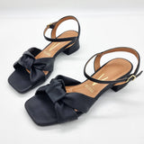 Vizzano 6454-120 Low Heel Sandal in Black