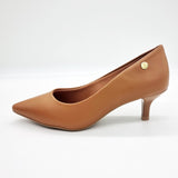 Vizzano 1122-828 Kitten Heel Pointy Toe Pump in Camel Napa