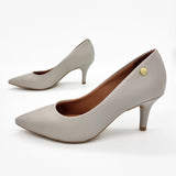 Vizzano 1185-702 Pointy Toe Pump in Grey Napa