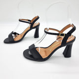 Vizzano 6517-100 High Heel Sandal in Black