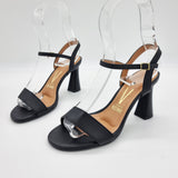 Vizzano 6517-100 High Heel Sandal in Black