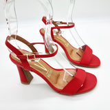 Vizzano 6517-100 High Heel Sandal in Red