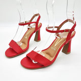 Vizzano 6517-100 High Heel Sandal in Red