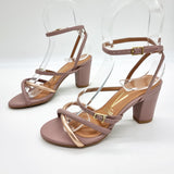 Vizzano 6262-1021 Block Heel Sandal in Taupe