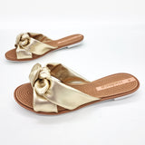 Moleca 5297-456 Slip-on Sandal in Golden