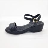 Beira Rio 8527-106 Low Heel Sandal in Black