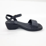 Beira Rio 8527-106 Low Heel Sandal in Black